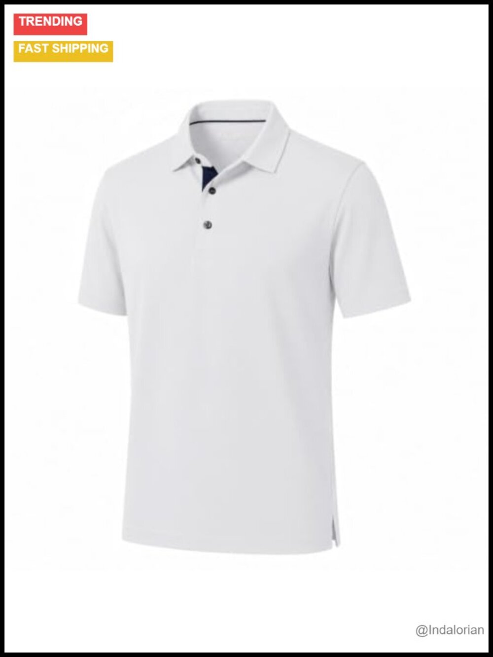 Mens Golf Polo Short Sleeve Moisture Wicking Slim Fit Performance Roma Knit